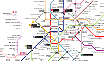 Madrid Moncloa intercambiador 2025: mapa metro Madrid Moncloa