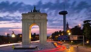 Donde aparcar en Moncloa en Madrid.